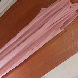 Elegant Pink Sleeveless Pantsuit